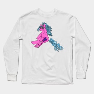 Pony in Sunglasses Long Sleeve T-Shirt